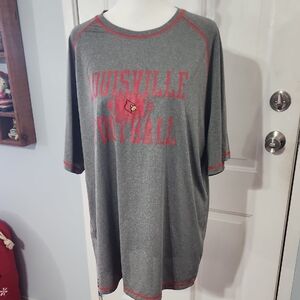 NCAA Heather Gray Polyester Tee